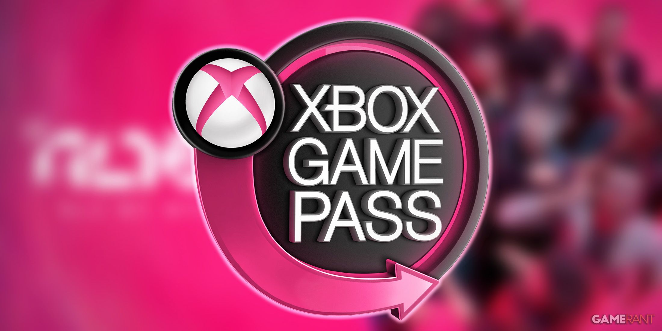 Xbox Game Pass logo emblem circular over blurred The Alters key art