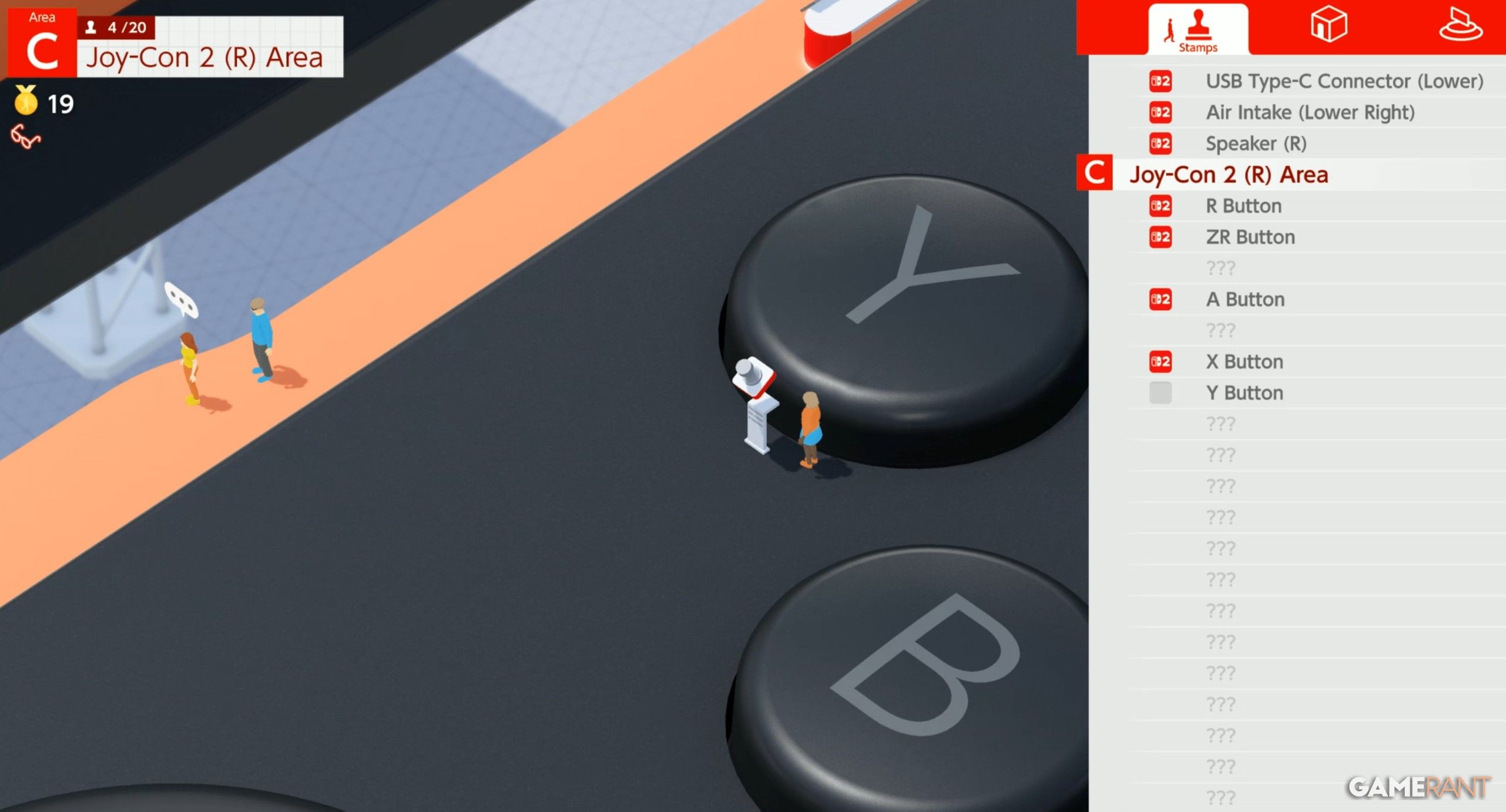 y button
