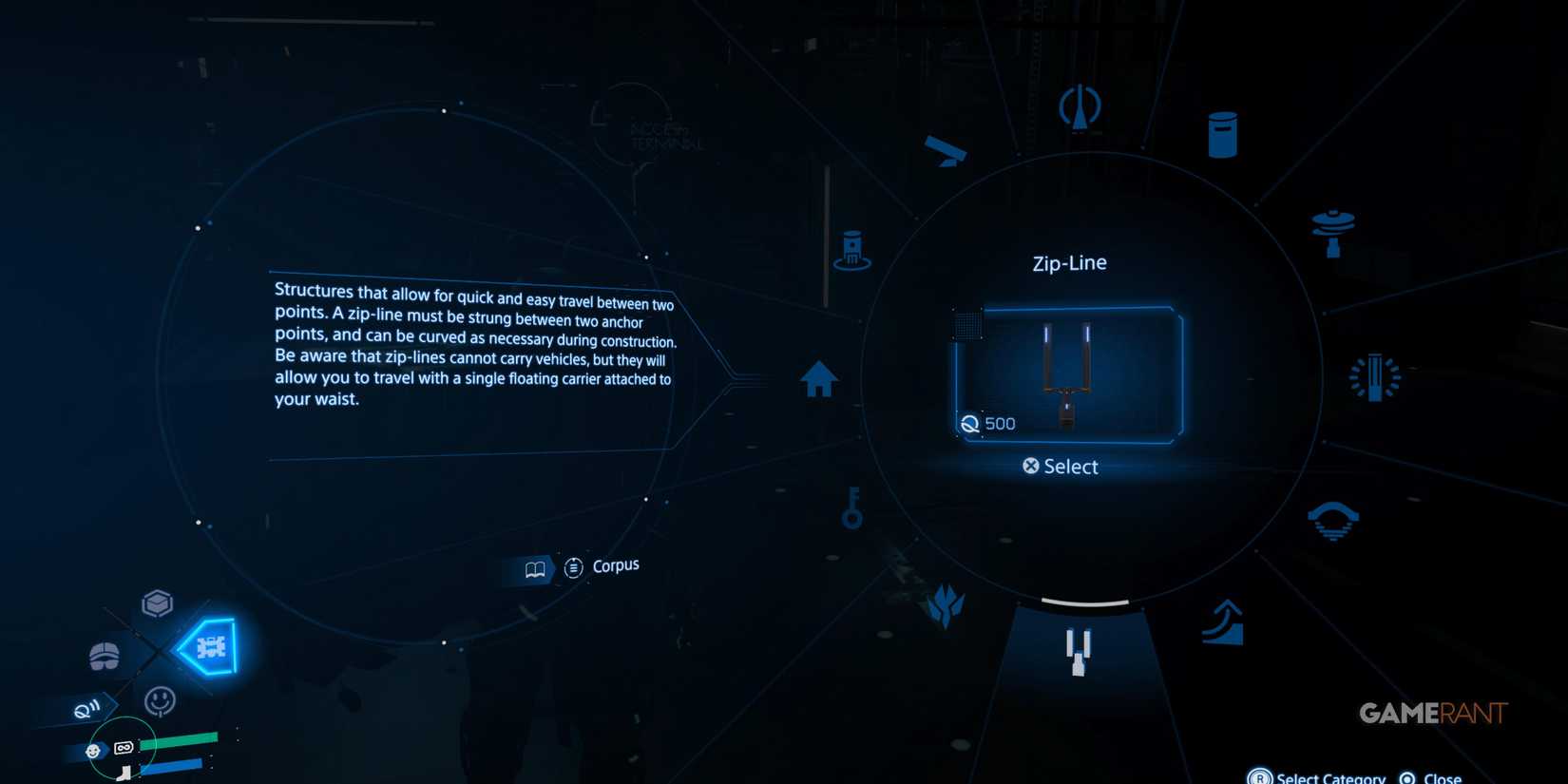 Zip-line in death stranding 2