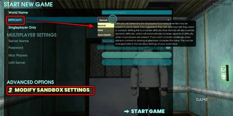 AF-Difficulty-Levels-Menu
