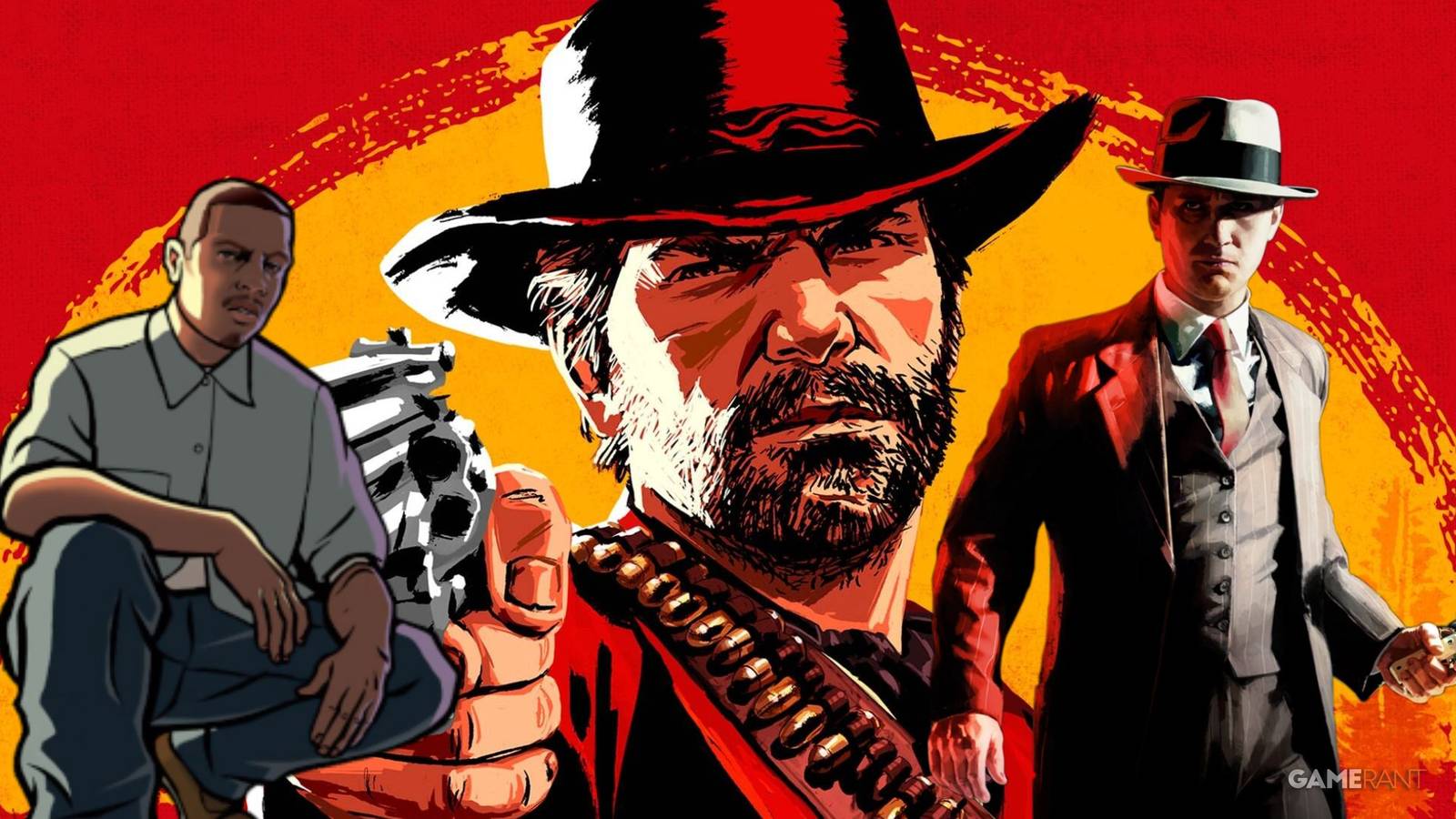 Carl Johnson, Arthur Morgan, Cole Phelps