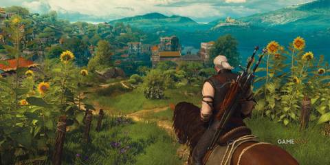 Geralt arriving in Toussaint