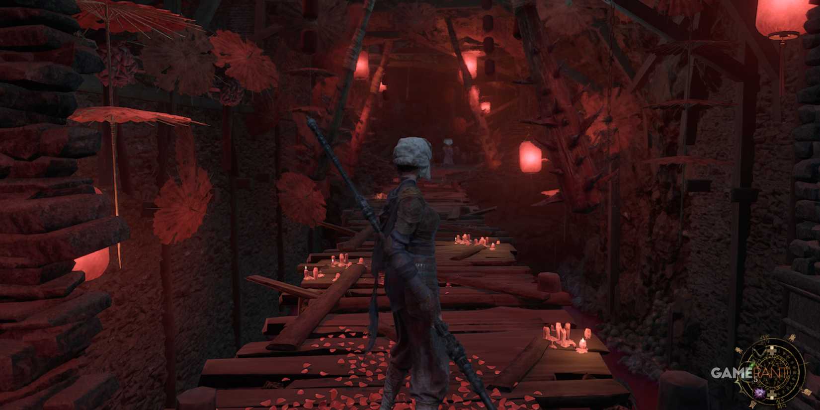 Bride's Boudoir Shaft Bridge With Pendulum Traps Wuchang Fallen Feathers