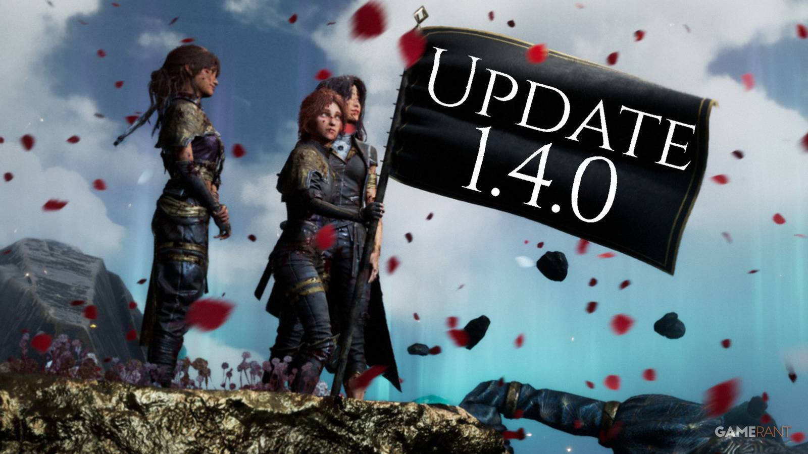 Clair Obscur Expedition 33 Update 1.4.0 flag planting 2x1 composite