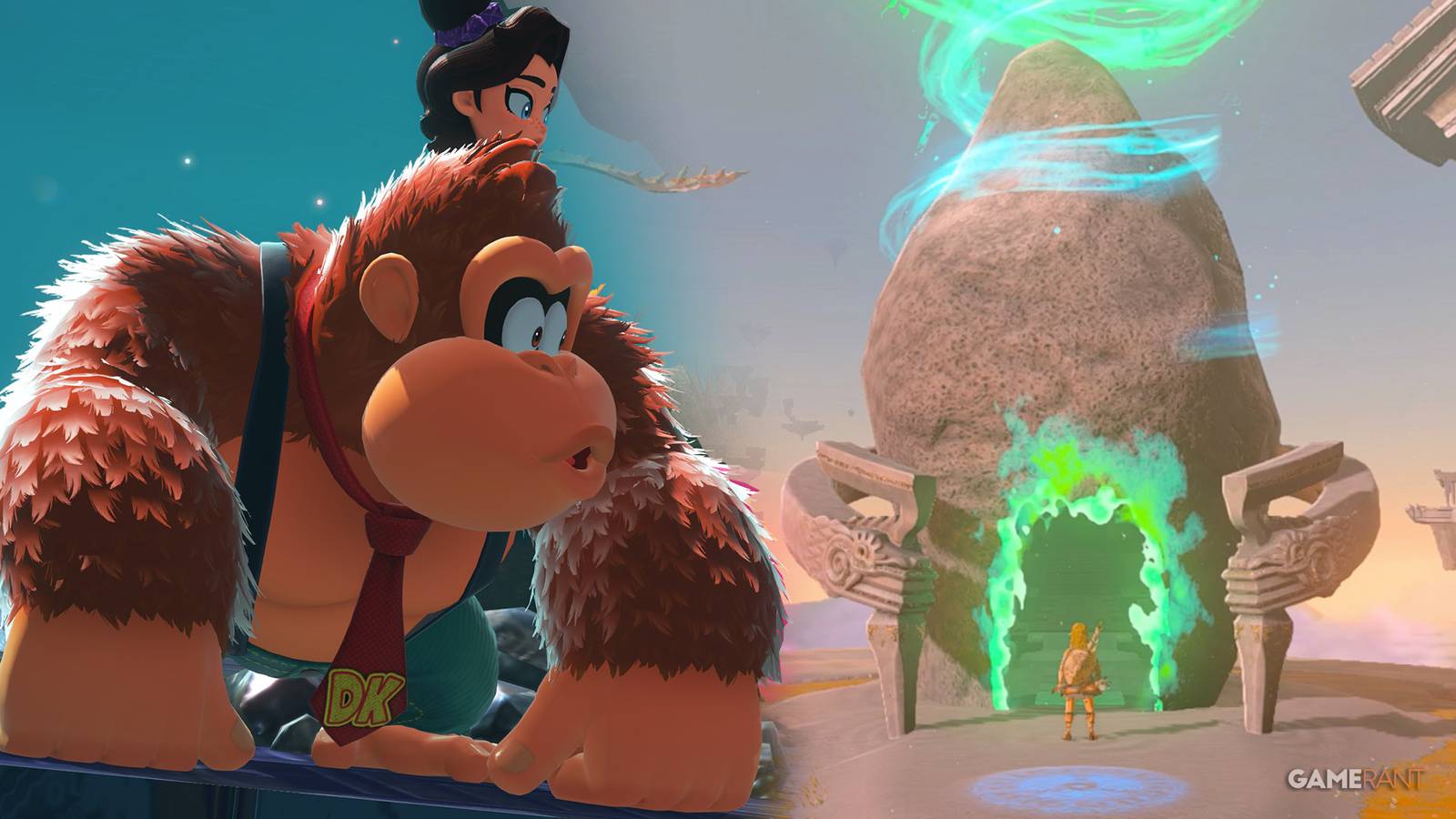 Donkey Kong Bananza Channels TOTK Shrines