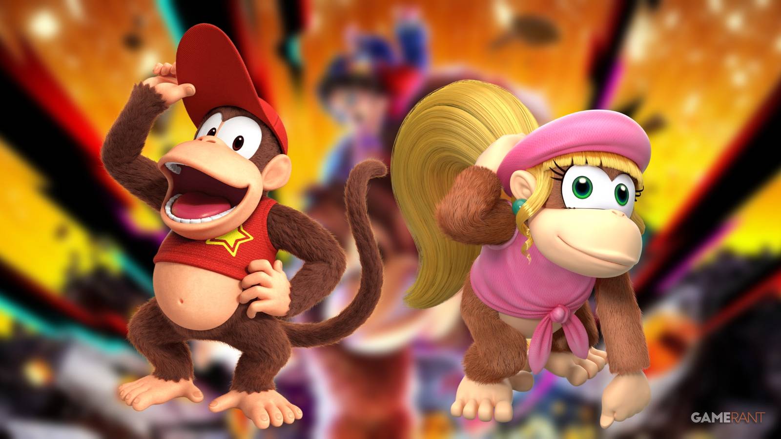 DOnkey Kong Bananza Diddy Dixie DLC
