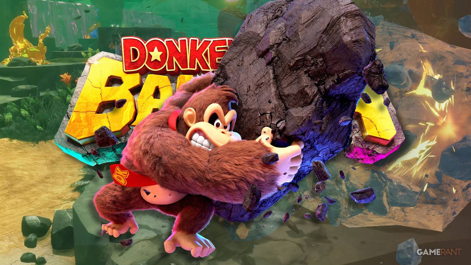 donkey kong bananza's director addresses performance drop concerns.