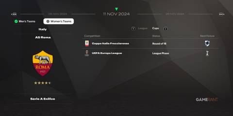 FC 25 - Live Start Career Mode - Roma Cups