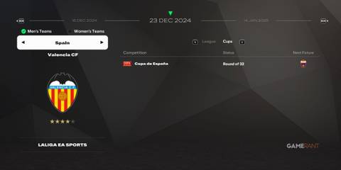 FC 25 - Live Start Career Mode - Valencia CF Cups