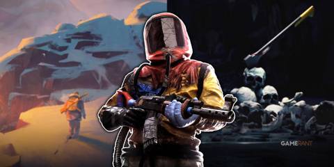 Rust hazmat suit with The Long Dark and Sons of the Forest artwork