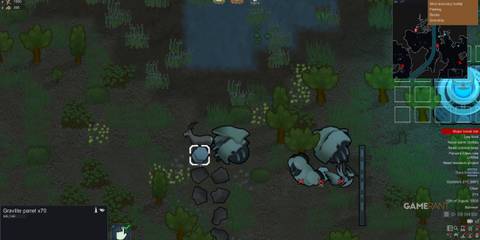 Gravlite panels salvaged near the crash site to build the Gravship in RimWorld Odyssey