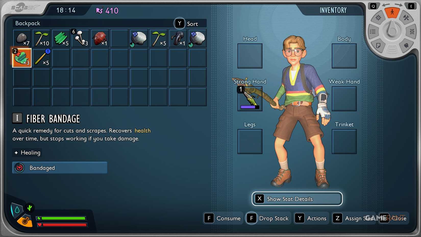 Grounded 2 - Backback Fiber Bandage