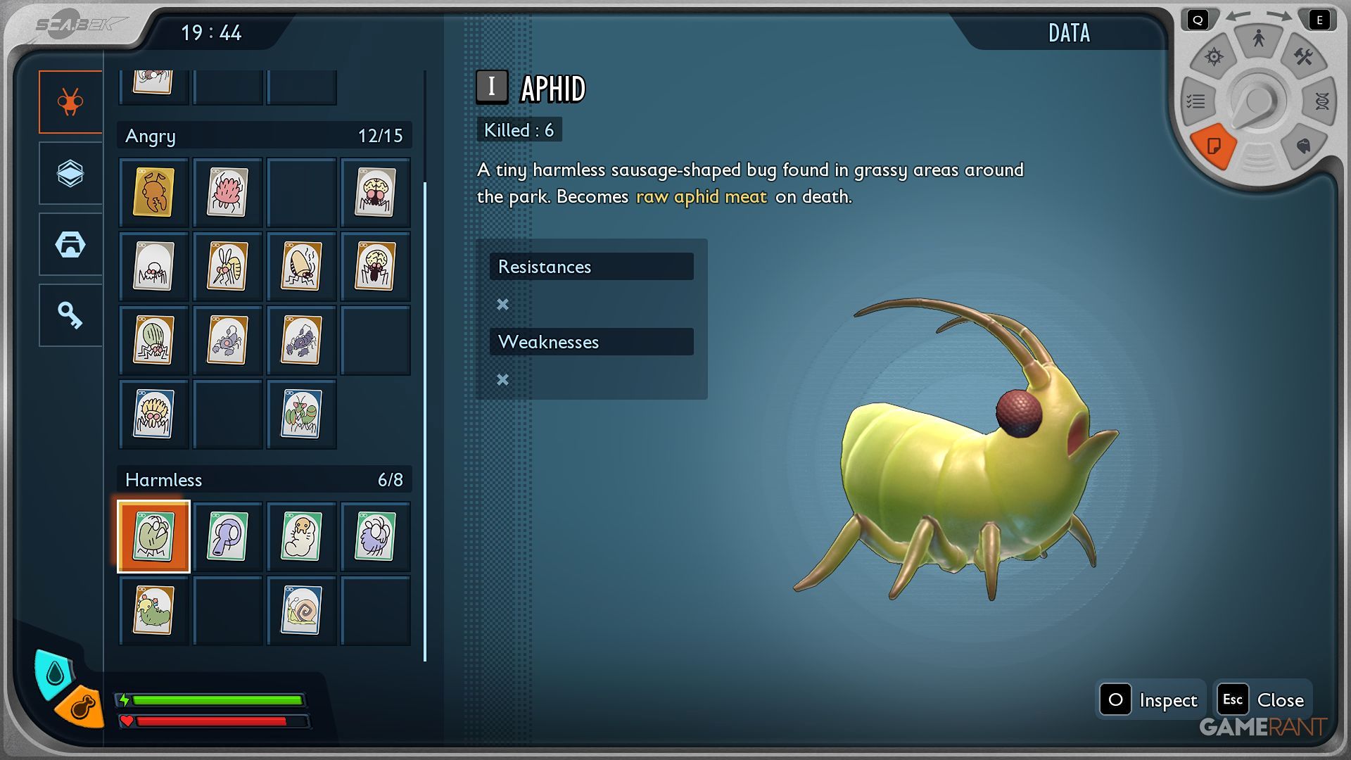 Grounded 2 - Creature Card - Aphid