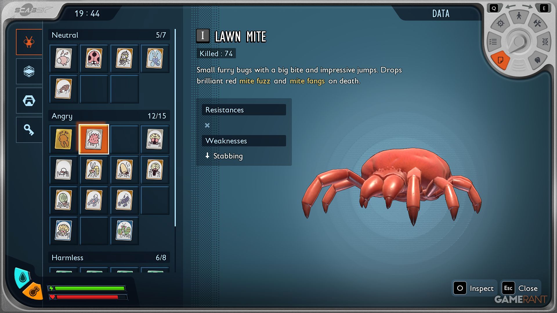 Grounded 2 - Creature Card - Lawn Mite
