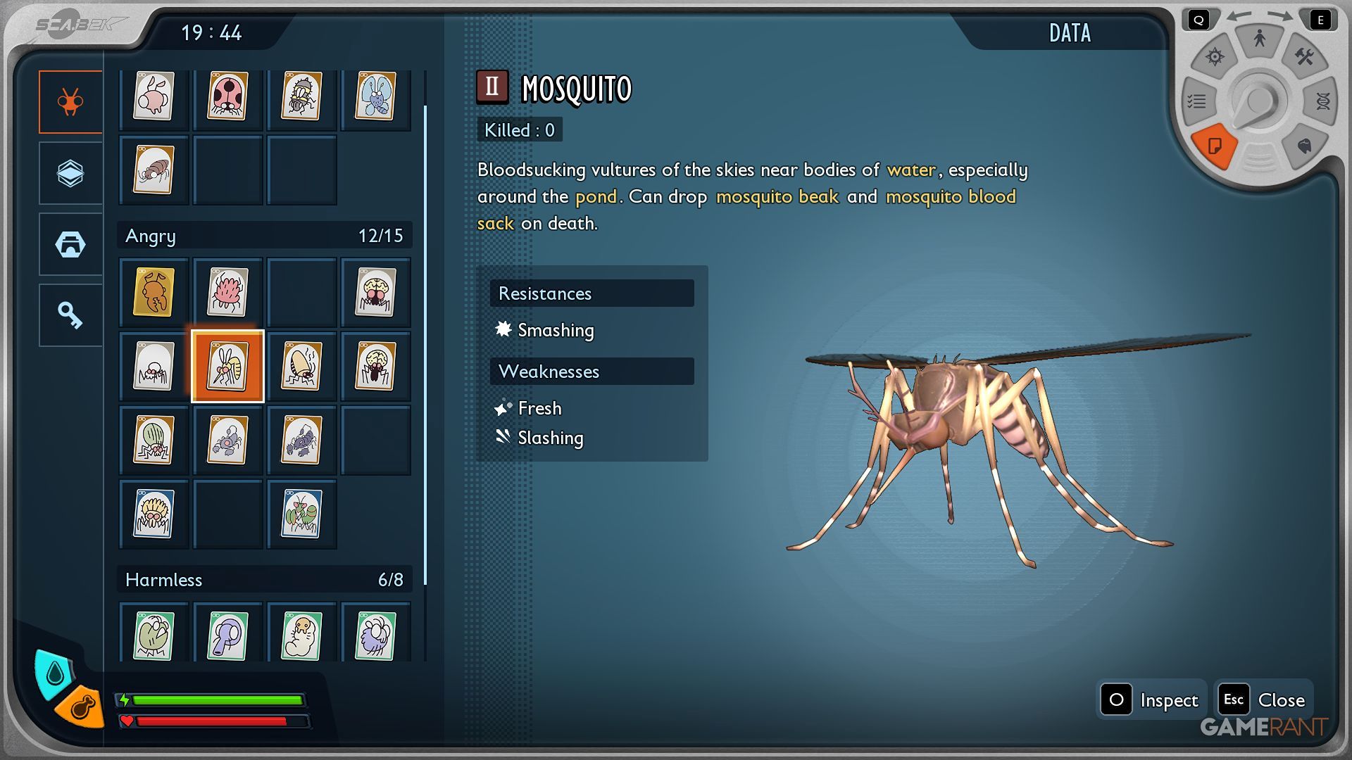 Grounded 2 - Creature Card - Mosquito