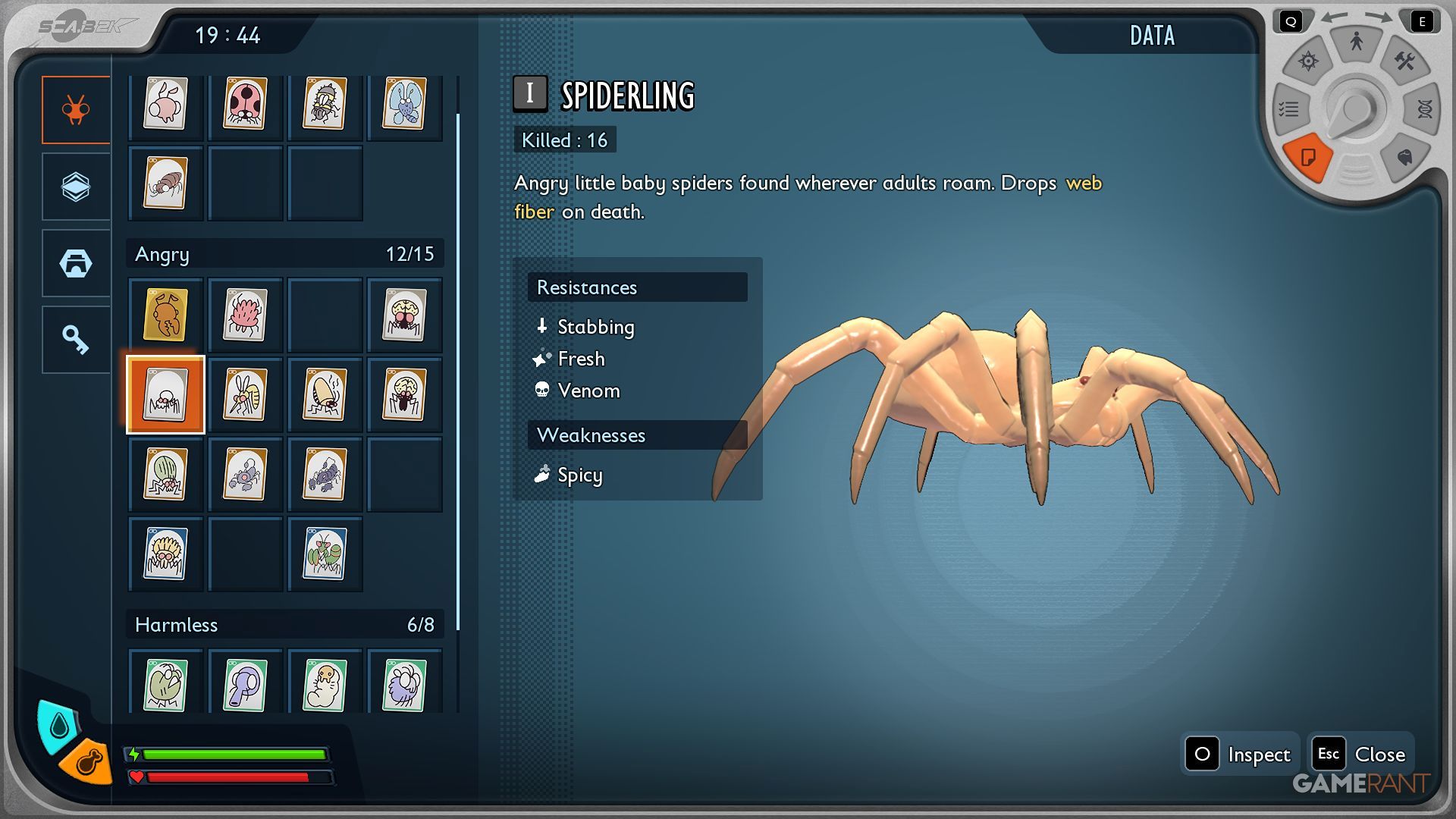Grounded 2 - Creature Card - Spiderling