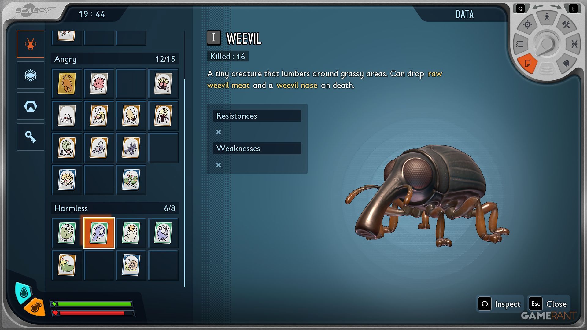 Grounded 2 - Creature Card - Weevil