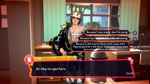 how to romance cam in date everything apology dialogue