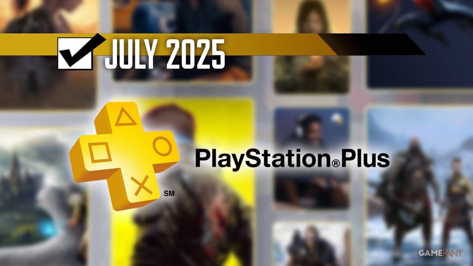 July 2025 PS Plus Checks Box