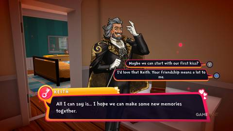 keith friends and love dialogue options date everything
