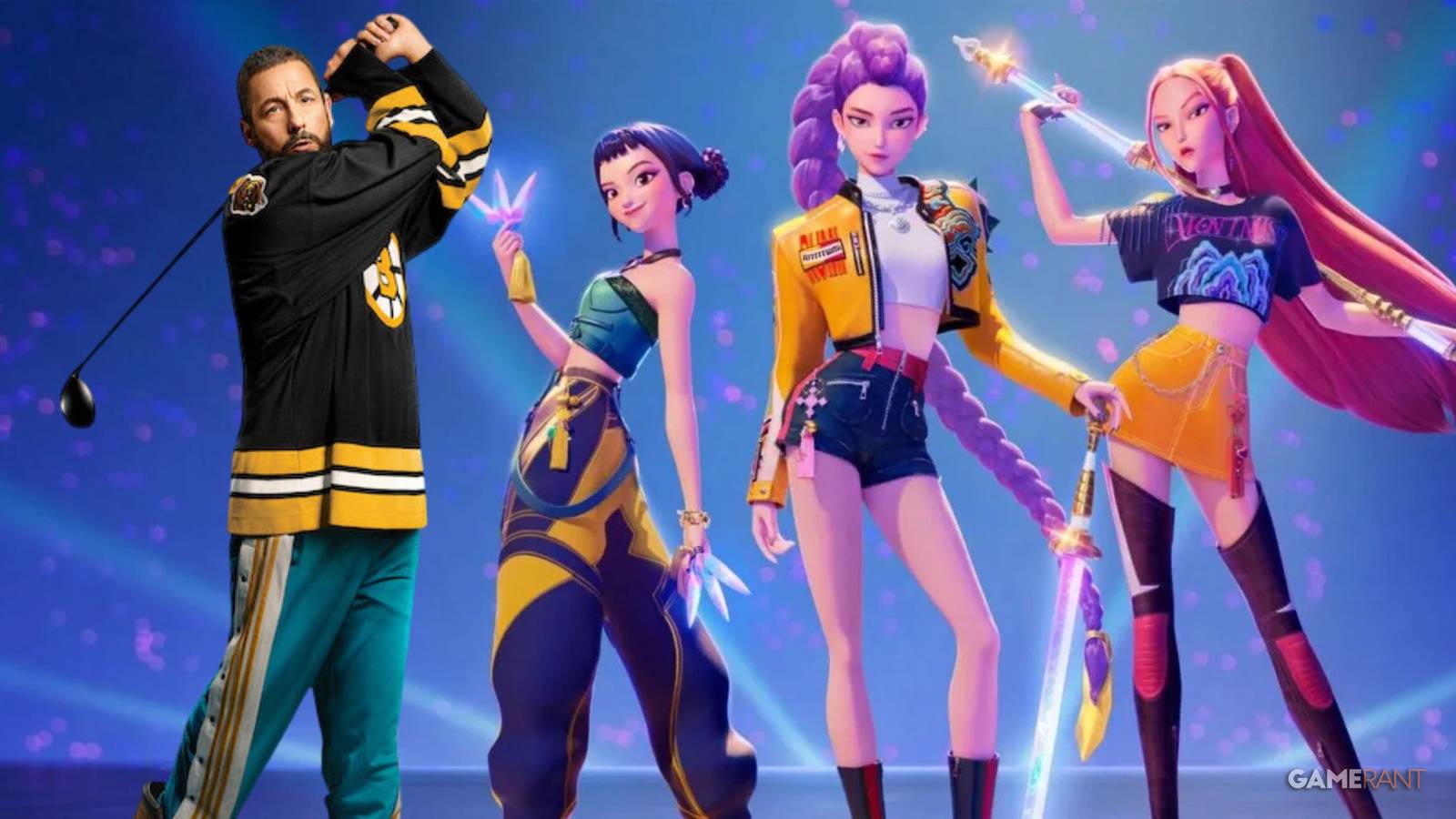 kpop demon hunters and happy gilmore 2 are both netflix hits