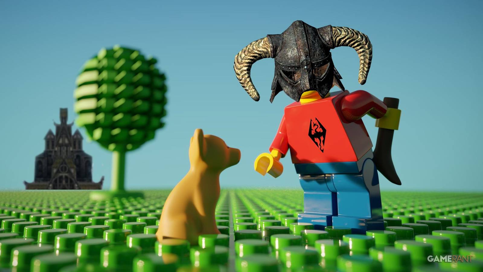 fan recreates the entire skyrim map using over 70,000 lego bricks.