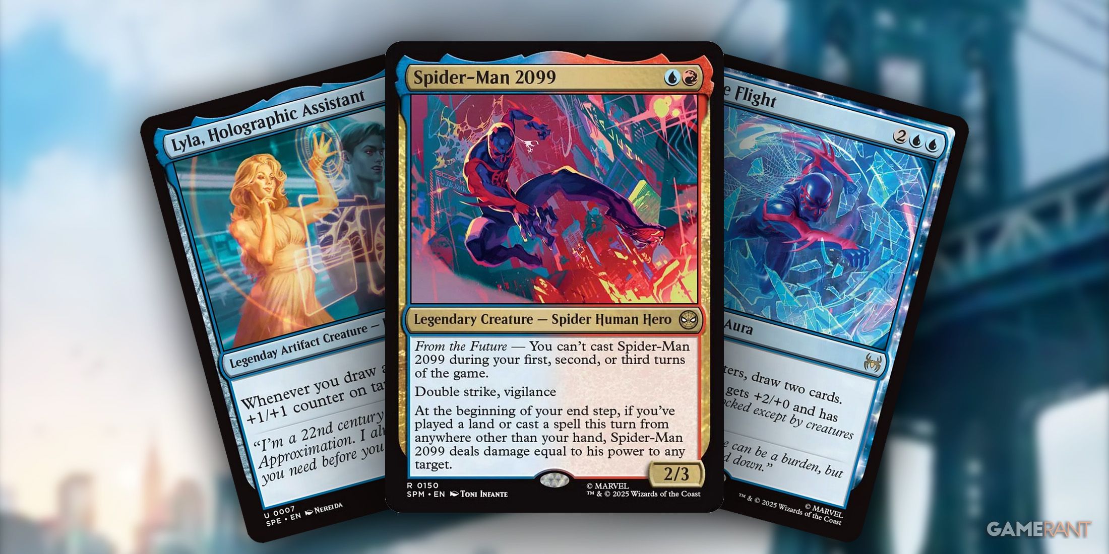 Magic the Gathering Spider-Man 2099 Lyla and future flight tickets