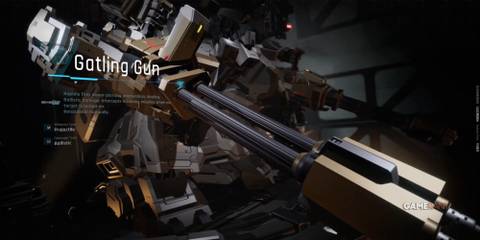 Mecha Break Tricera Gattling Gun Preview