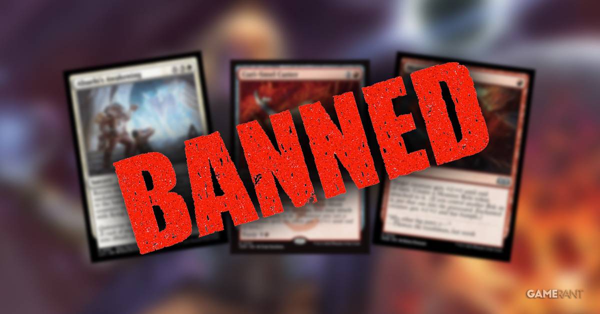 cards banned in standard mtg Ending over two years of ban-free Standard, Wizards announced an overhaul to remove seven from the format! Cori-Steel Cutter had led Izzet Prowess to dominte the recent metagame, and along with BIG] Bar chart of standard