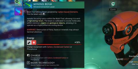 No Man's Sky Mining Beam