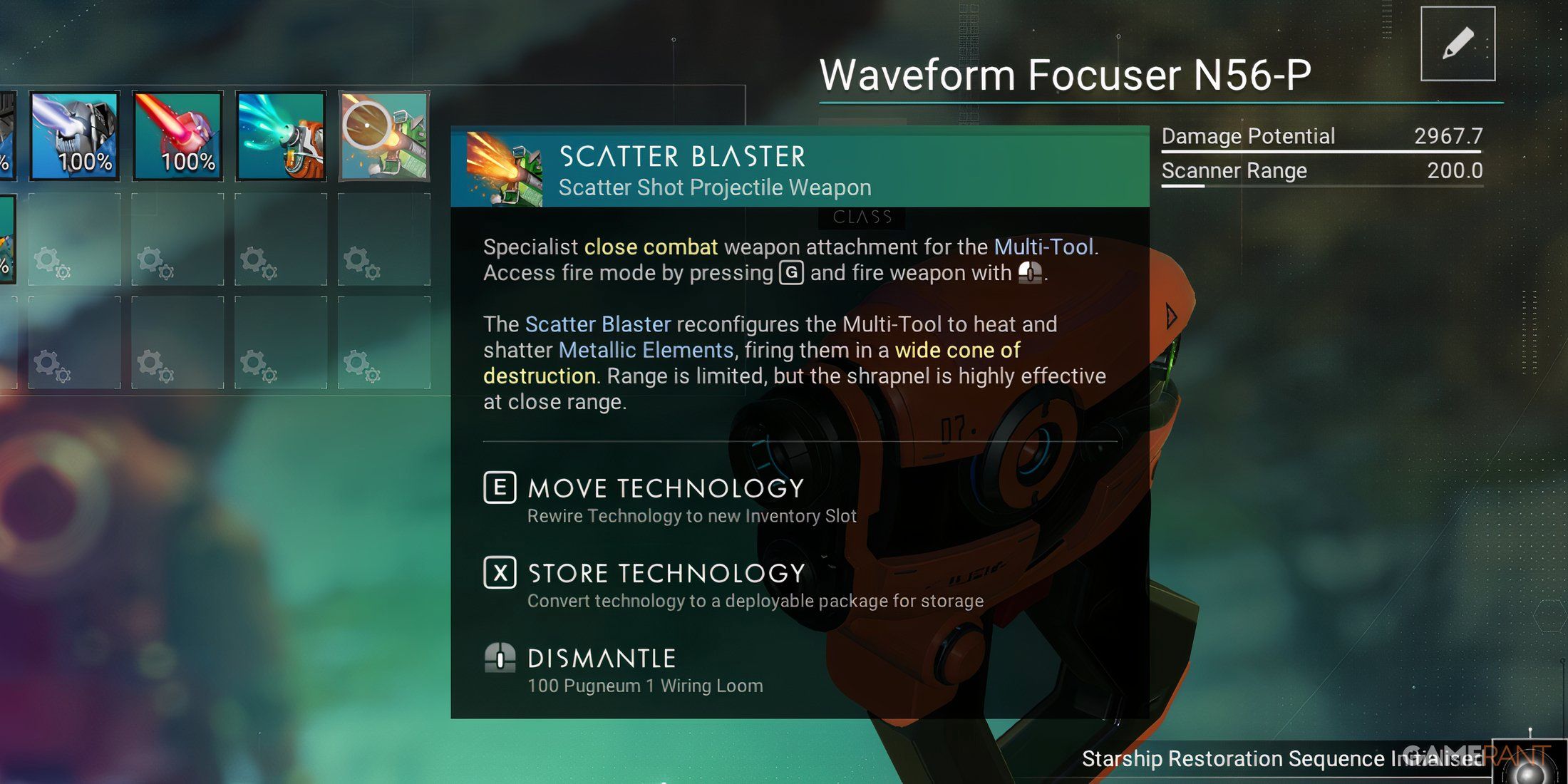 No Man's Sky Scatter Blaster