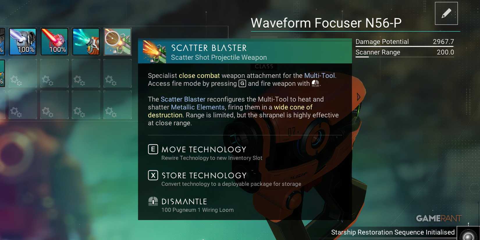 No Man's Sky Scatter Blaster