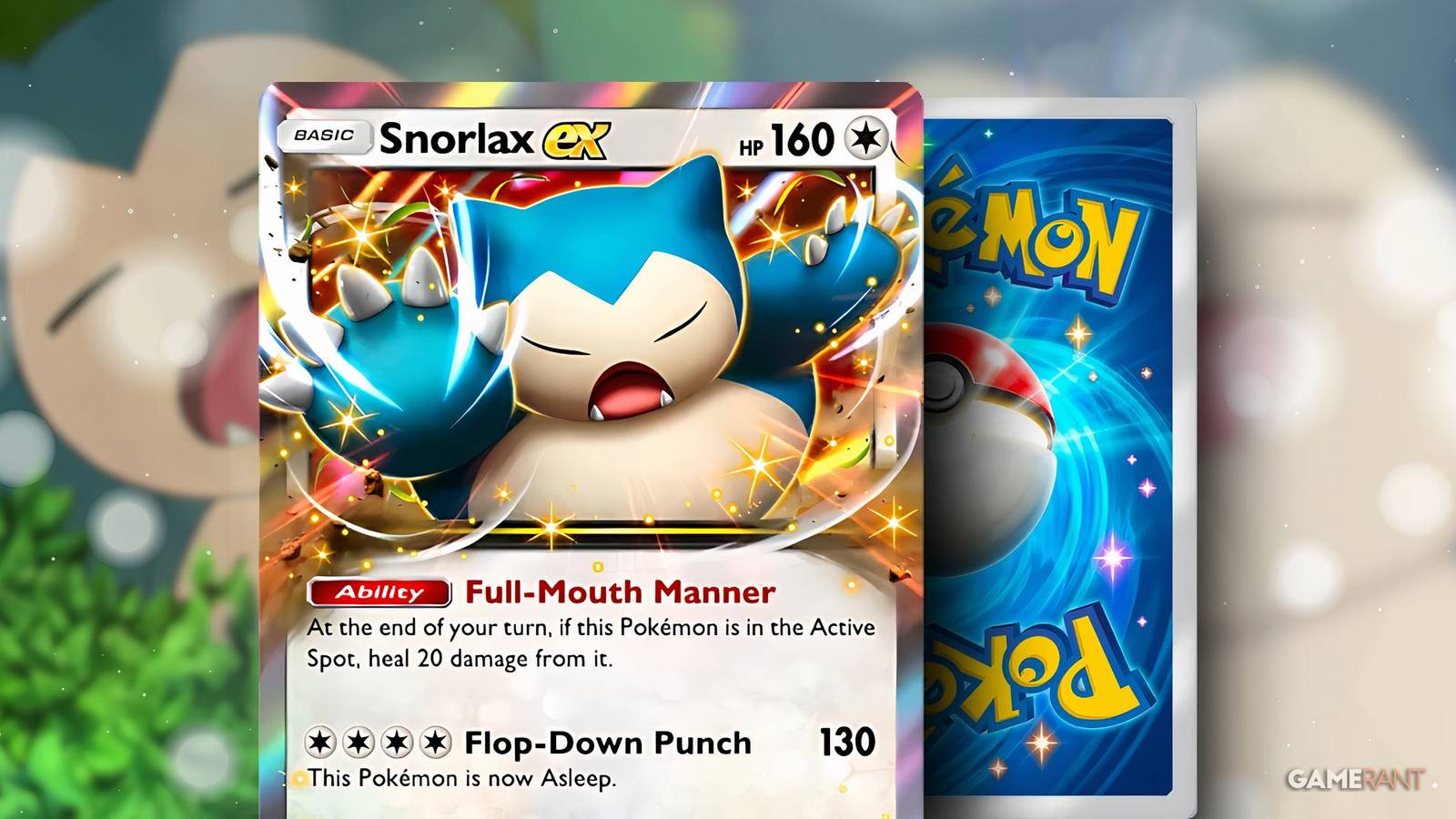 snorlax ex card in pokemon tcg pocket.