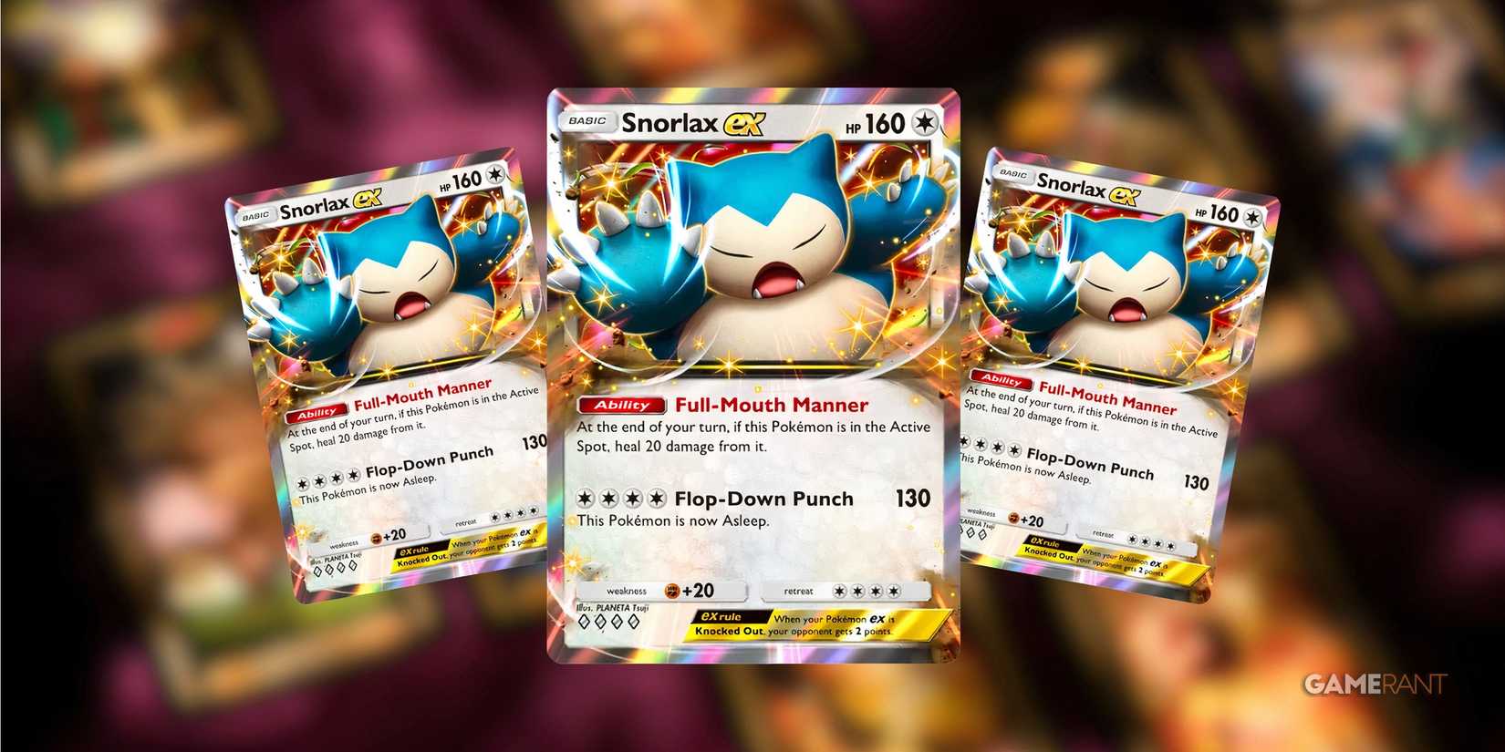 snorlax ex cards in pokemon tcg pocket.