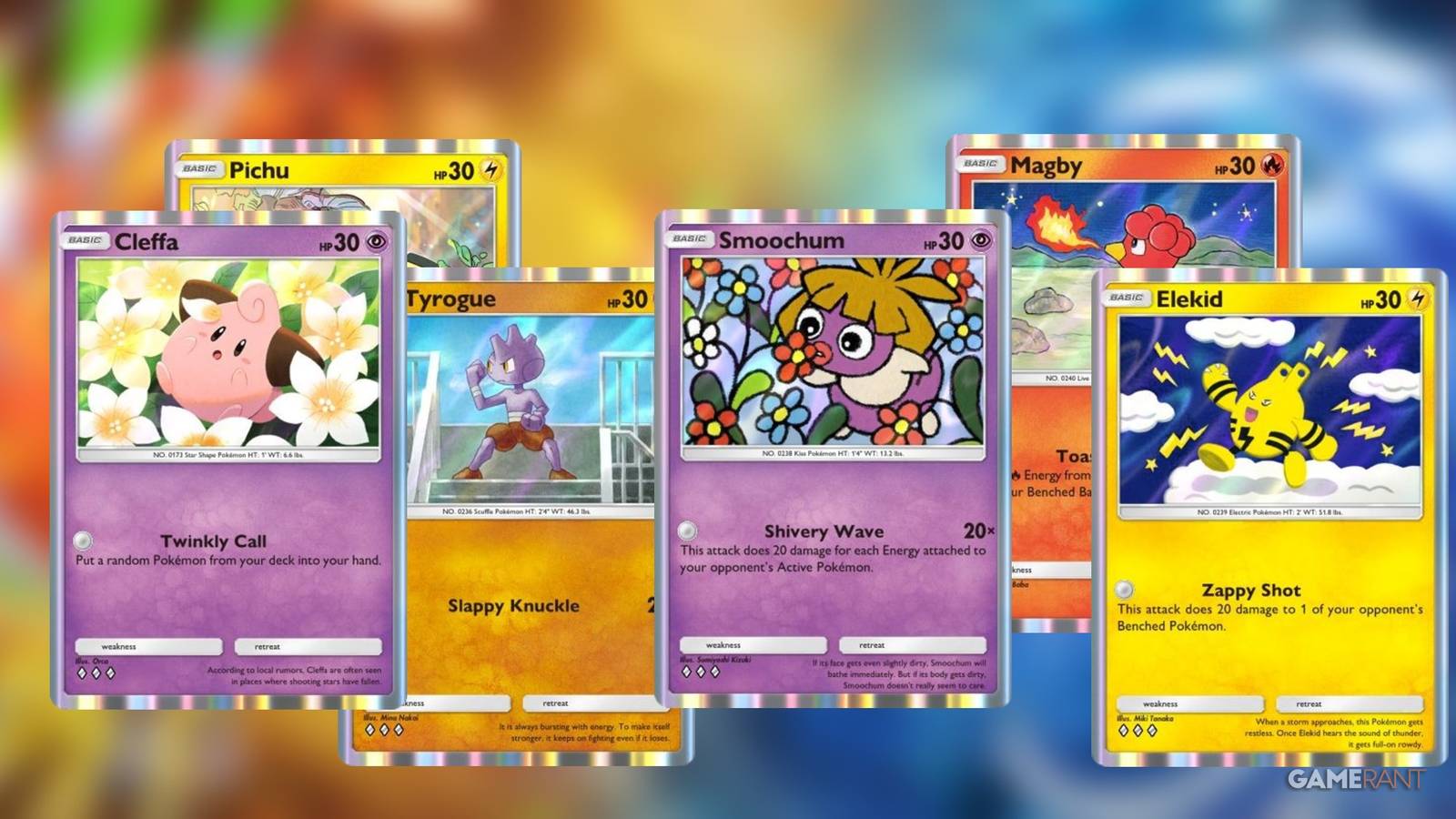 pokemon wisdom sea sky six card packs pulls baby pokemon