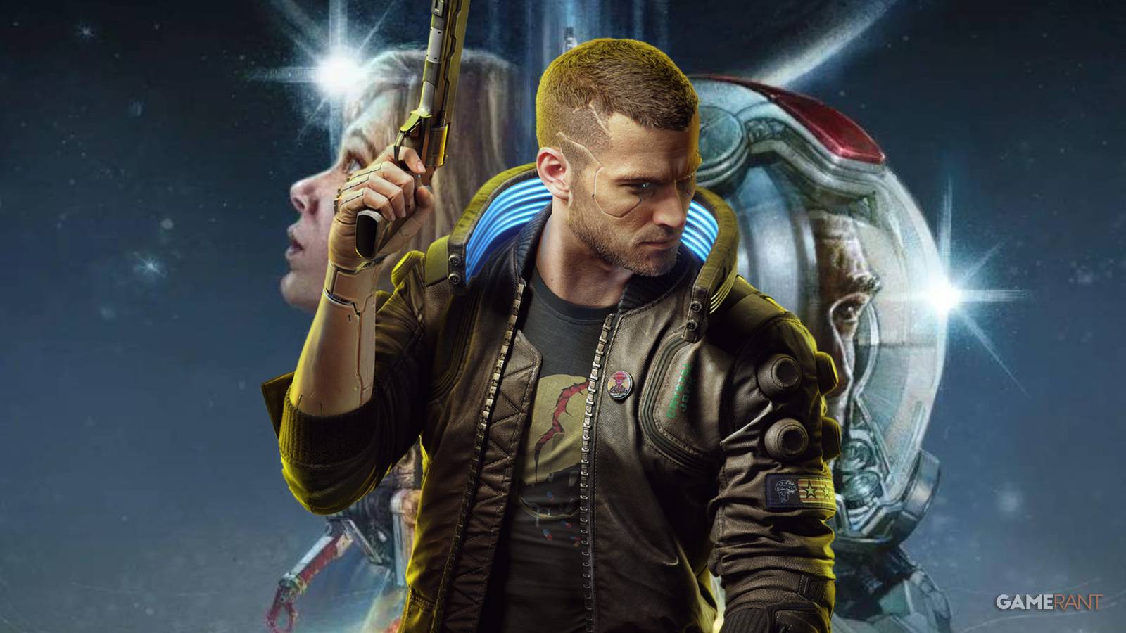 Starfield Key Art Cyberpunk 2077 Male V