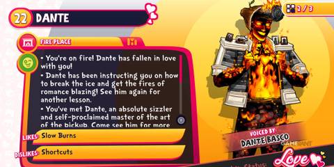 Dante in the Date-A-Dex of Date Everything