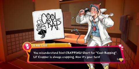 Jean-Loo explaining Cool Rapping in Date Everything