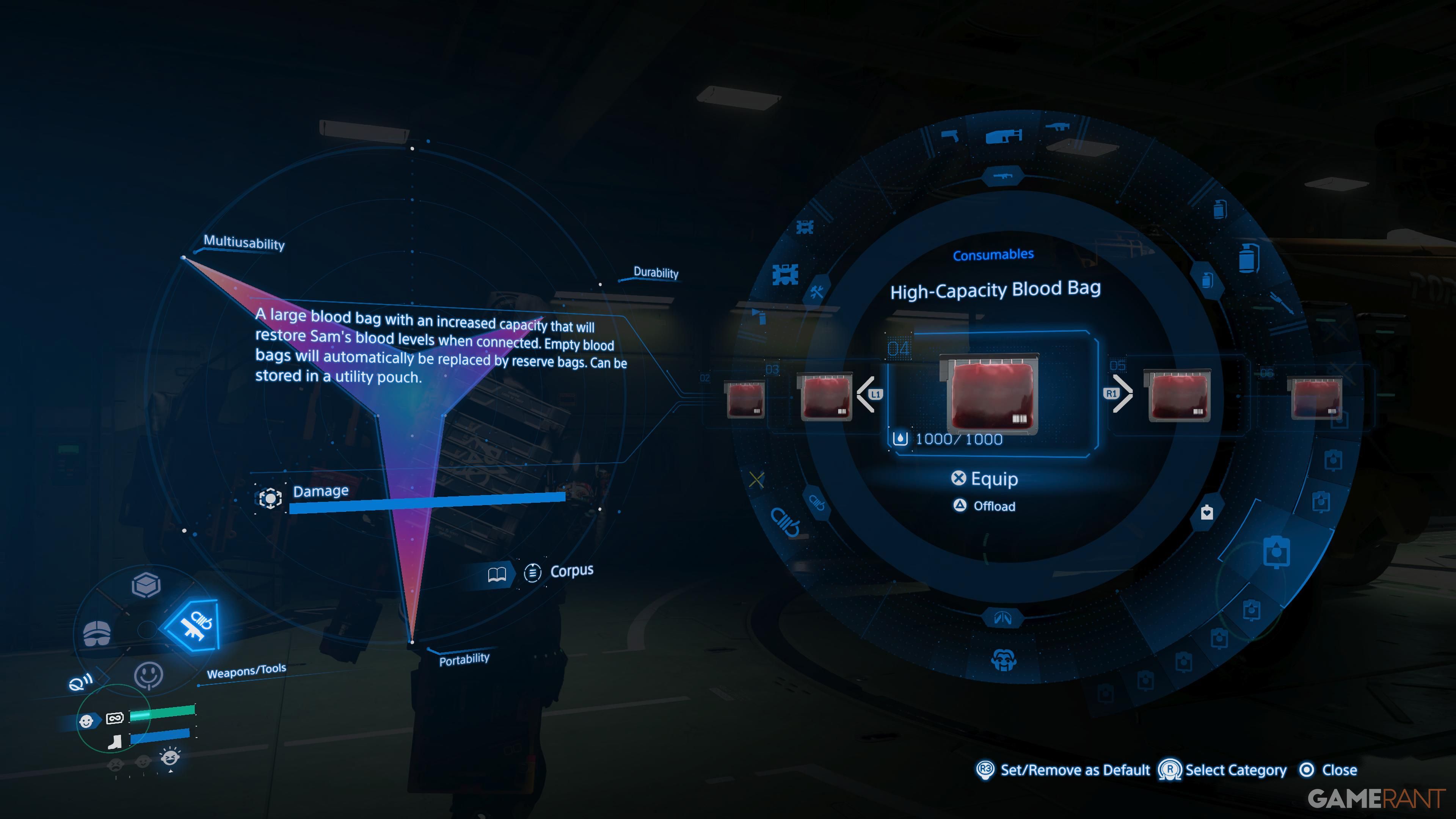 Why should you equip the tool bag in Death Stranding 2 (2)