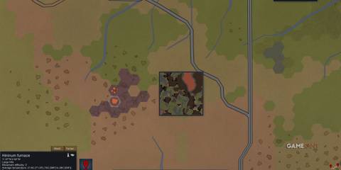 World map tile hovered shows detailed terrain preview inset, letting Map Preview plan ideal settlements before landing