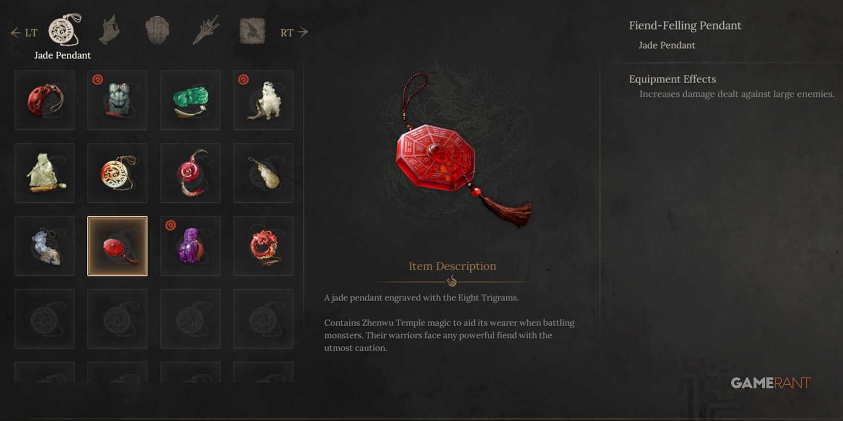 Wuchang Fallen Feathers Fiend-Felling Pendant