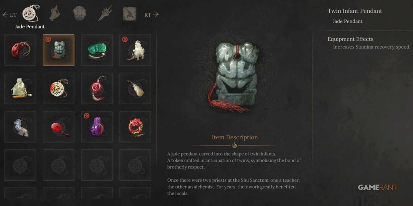 Wuchang Fallen Feathers Twin Infant Pendant