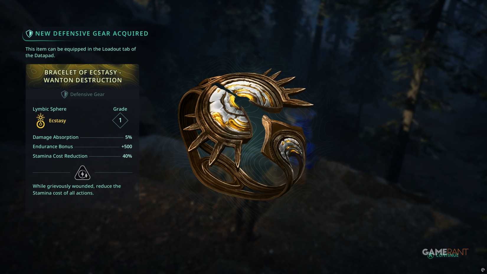 bracelet of ecstasy wanton destruction hell is us