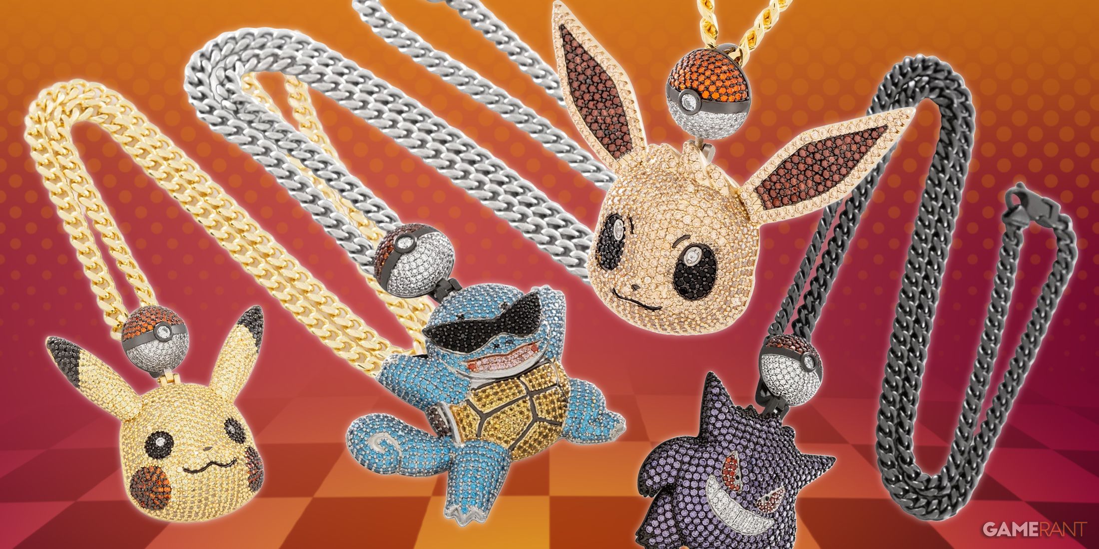 Bring The Bling With These Baller Pokémon x King Ice Necklaces