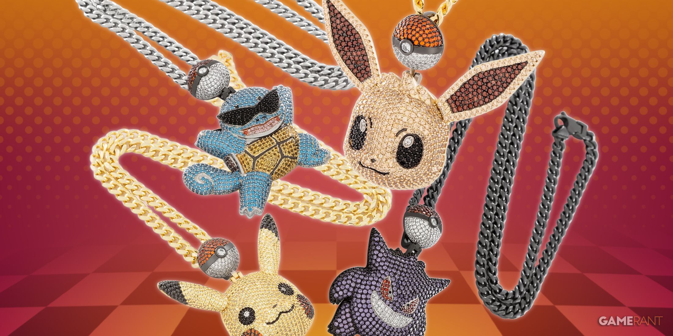 Bring The Bling With These Baller Pokémon x King Ice Necklaces