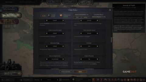 Crusader Kings 3 - Game Rules - End Date