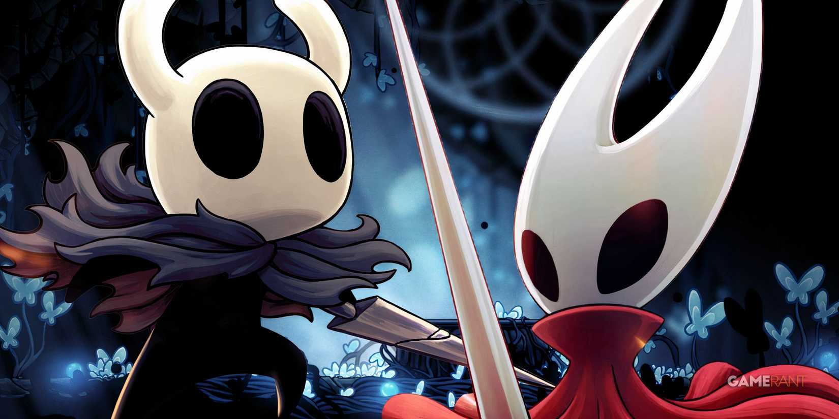 hollow knight and silksong opposite ends spectrum with stories