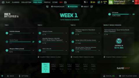 How To Level Up the Pass Faster in Battlefield 2042 (1)