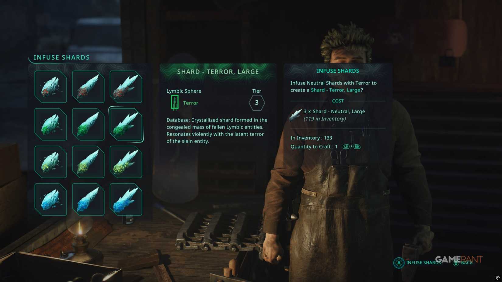 infuse shards in hell is us