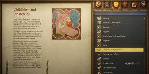 Kingdom Come Deliverance 2 - Codex Entry on Childbirth